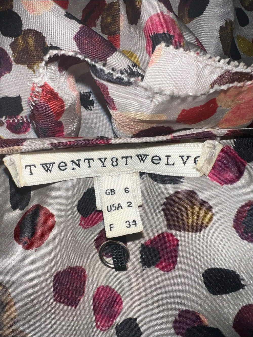 1$10Gift🍭💕Twenty8Twelve Silk candy Multicolor Polka Dot Mini Dress - Picture 9 of 11